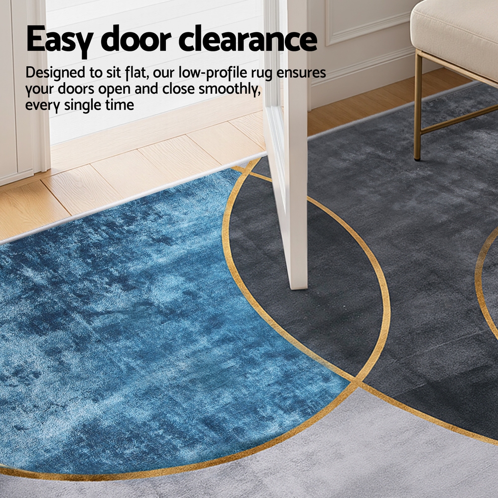 Artiss Washable Floor Rug Transitional Geometric in 2 Sizes view 5