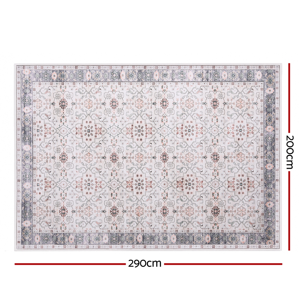 Artiss Washable Floor Rug Low Pile Modern Design in 3 Sizes view 2