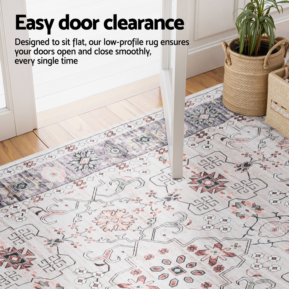 Artiss Washable Floor Rug Low Pile Modern Design in 3 Sizes view 5