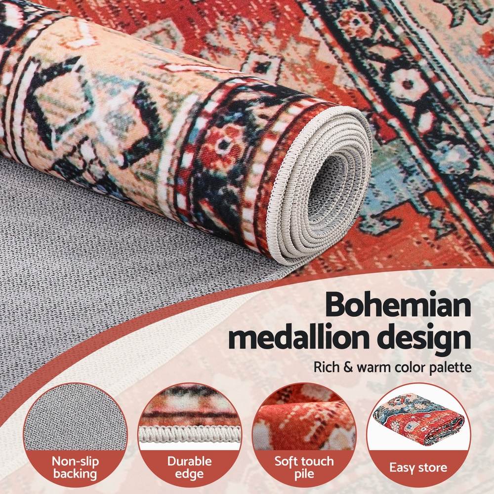 Artiss Modern Geometric Washable Floor Rug in 2 Sizes view 4