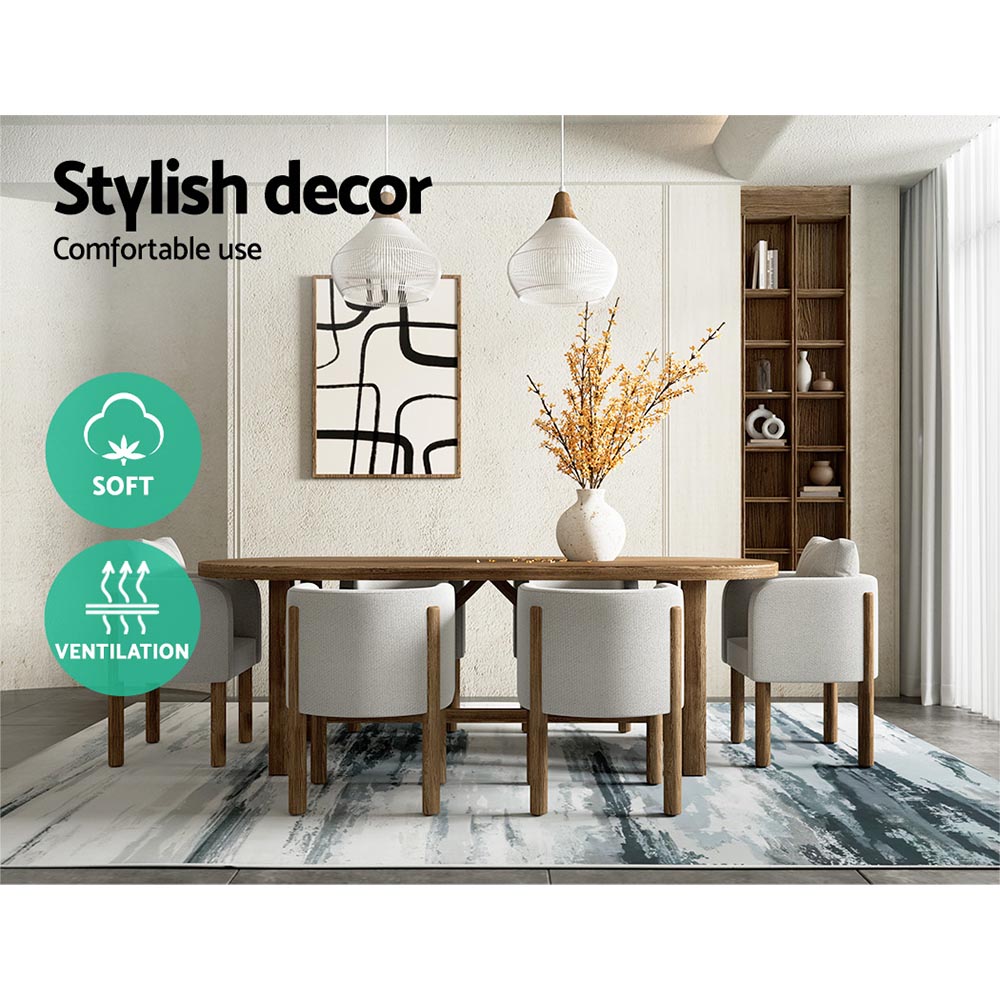 Artiss Poca Flannel Area Rug in 2 Sizes view 4
