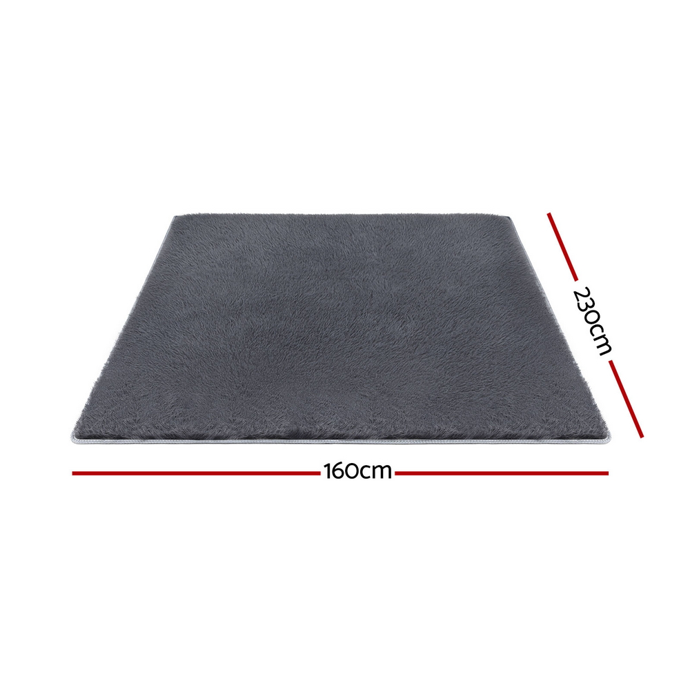 Artiss Plush Shaggy Floor Rug in Multiple Sizes and Colours view 2