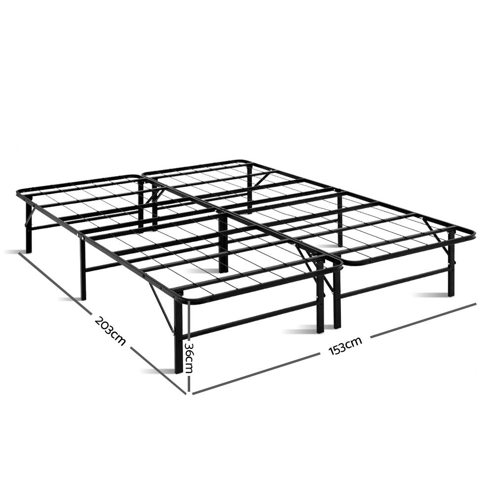 Artiss Folding Bed Frame, Metal Base, Multiple Sizes view 2