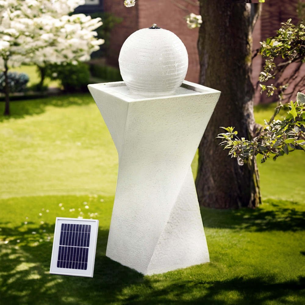 Gardeon Solar LED Bird Bath Fountain 85cm