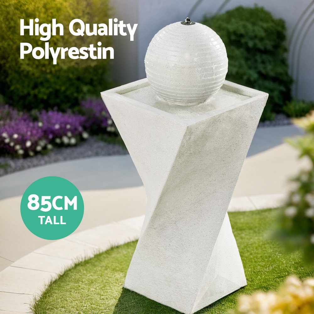 Gardeon Solar LED Bird Bath Fountain 85cm view 4