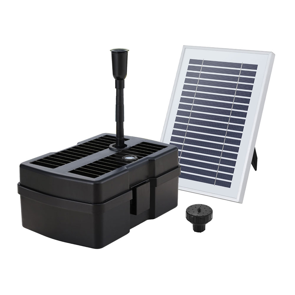 Gardeon Solar Fountain Pump Waterproof with Filter Box 470L/H