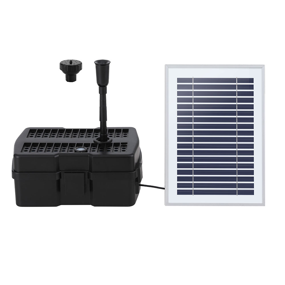 Gardeon Solar Fountain Pump Waterproof with Filter Box 470L/H view 3