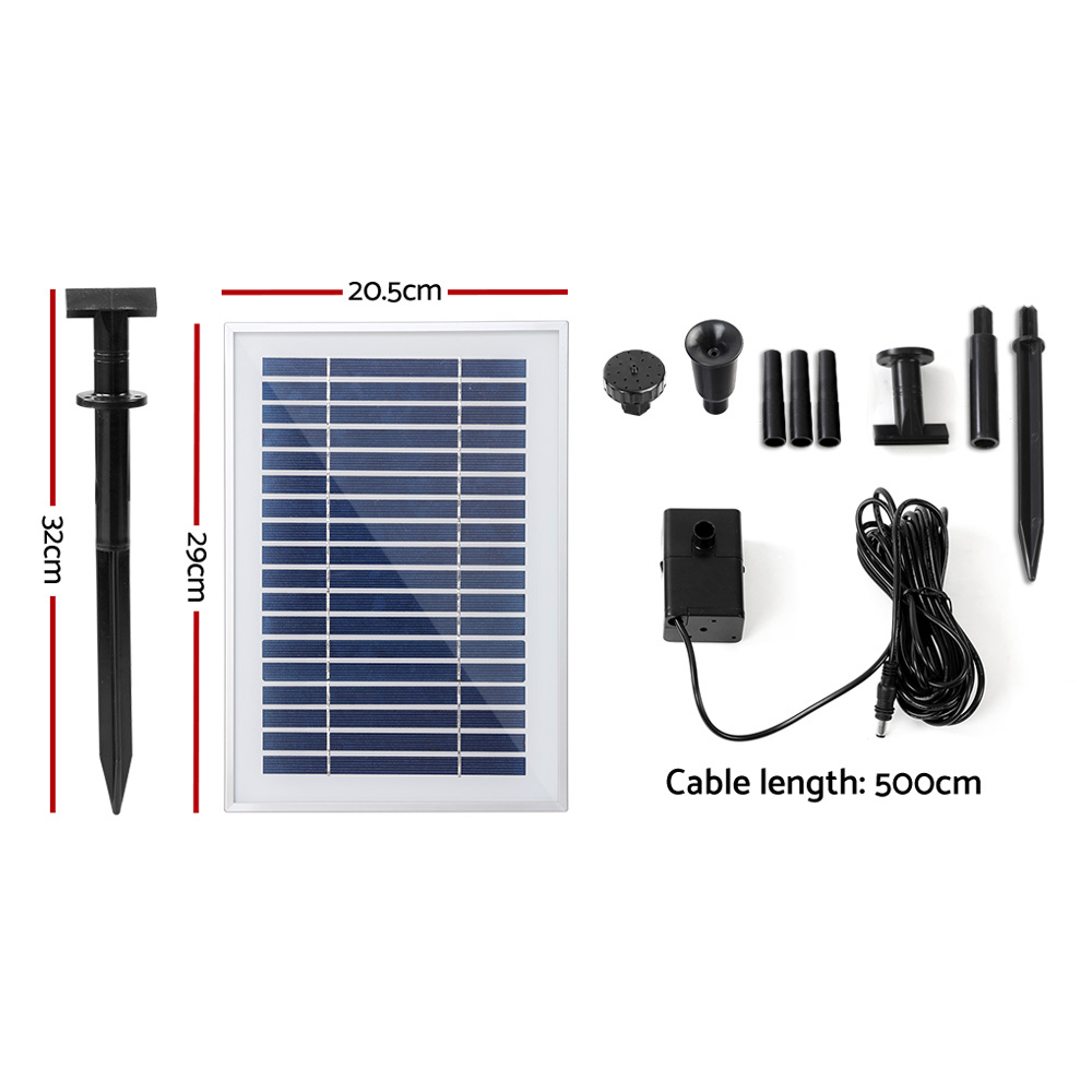Gardeon Solar Pond Pump 4.6ft Brushless view 2