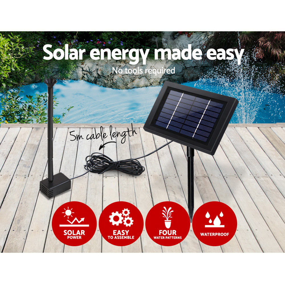 Gardeon Submersible Solar Pond Pump Kit Multiple Models view 4