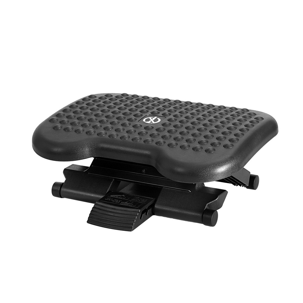 Artiss Foot Rest Stool Office Under Desk Adjustable Black