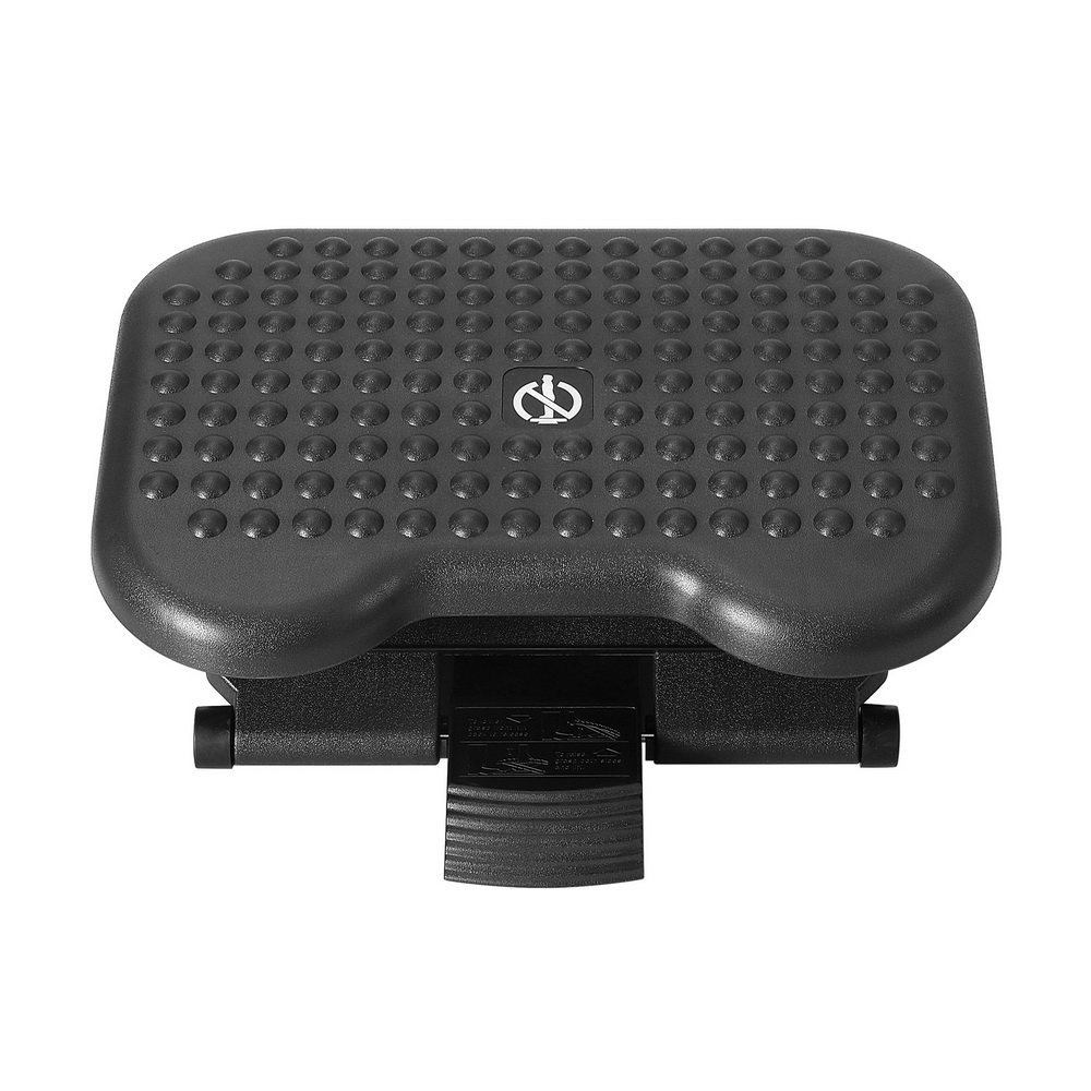 Artiss Foot Rest Stool Office Under Desk Adjustable Black view 3