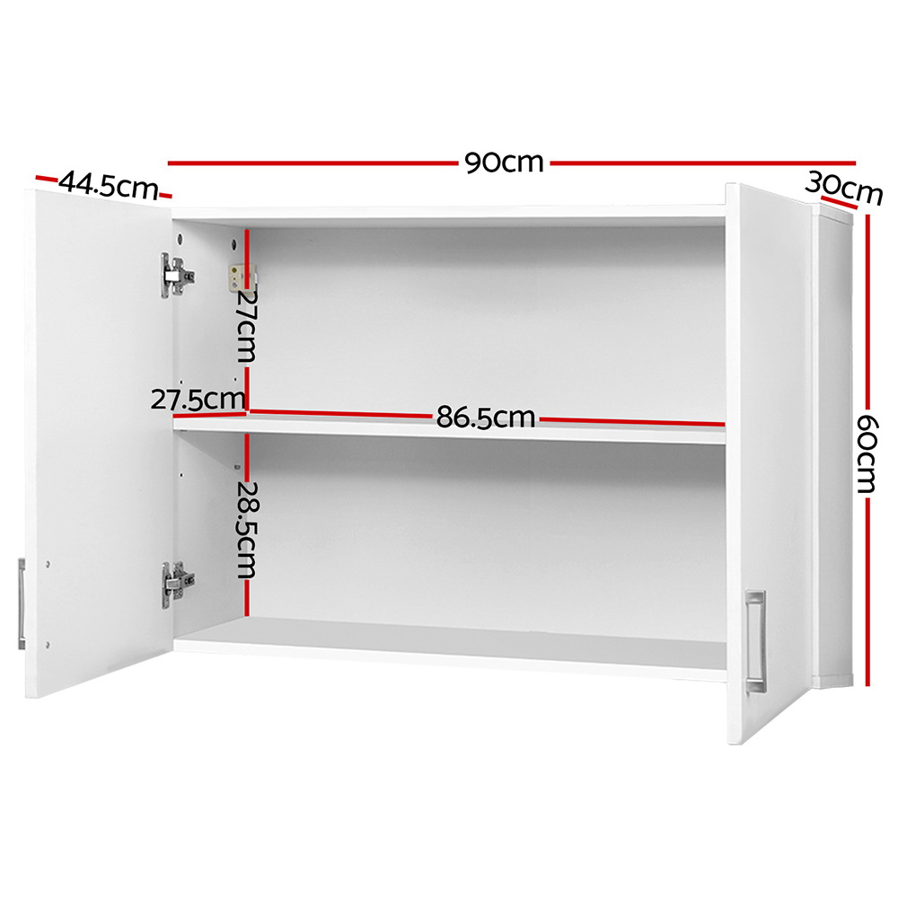 Cefito 900mm Wall Mounted Medicine Cabinet, Storage Cupboard view 2