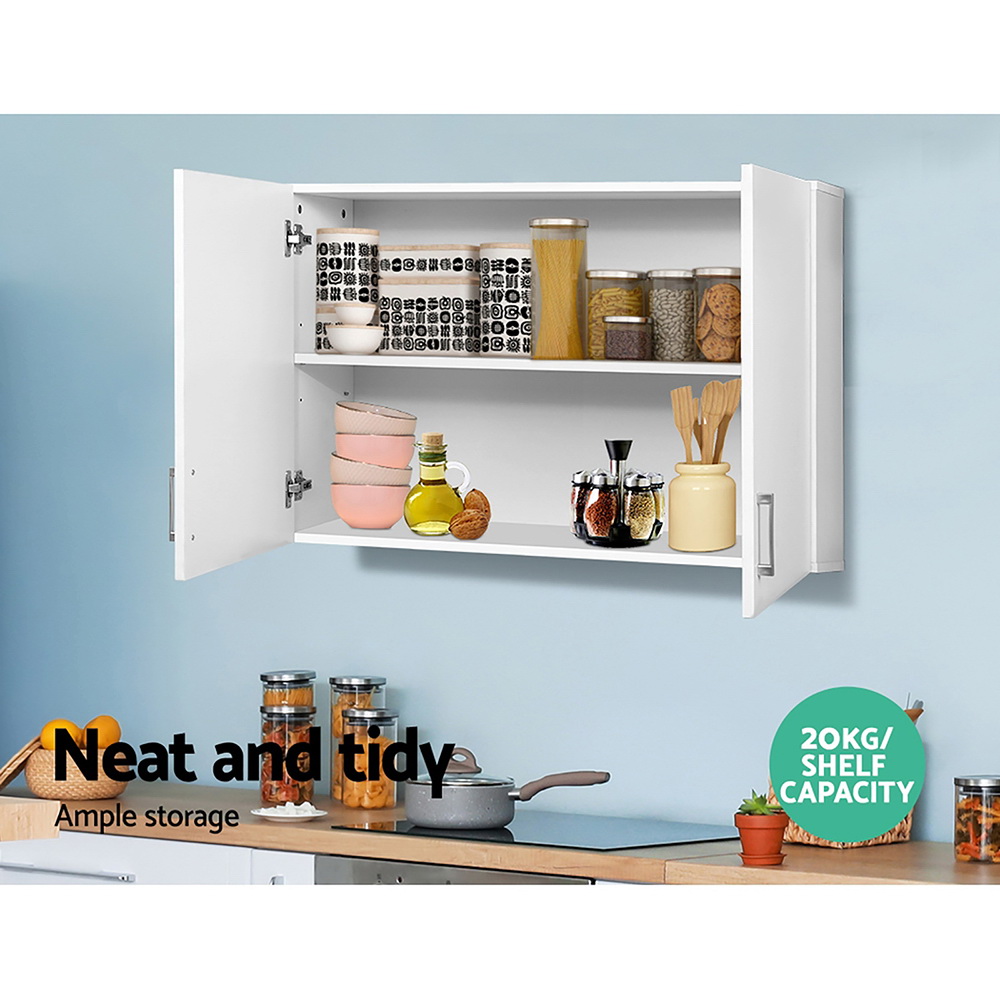 Cefito 900mm Wall Mounted Medicine Cabinet, Storage Cupboard view 4