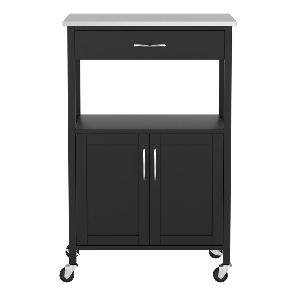 Artiss Kitchen Island Trolley Cupboard 60cm in 2 Colours view 4