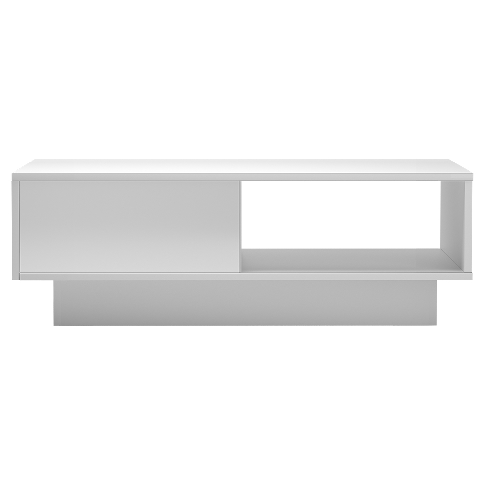 Artiss LED Coffee Table White view 3
