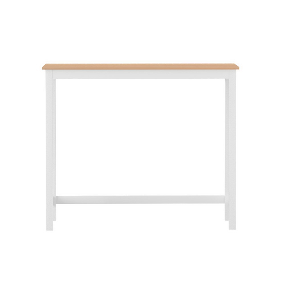 Artiss Ari Rectangular Bar Table Solid Pine Wood in 2 Sizes view 3