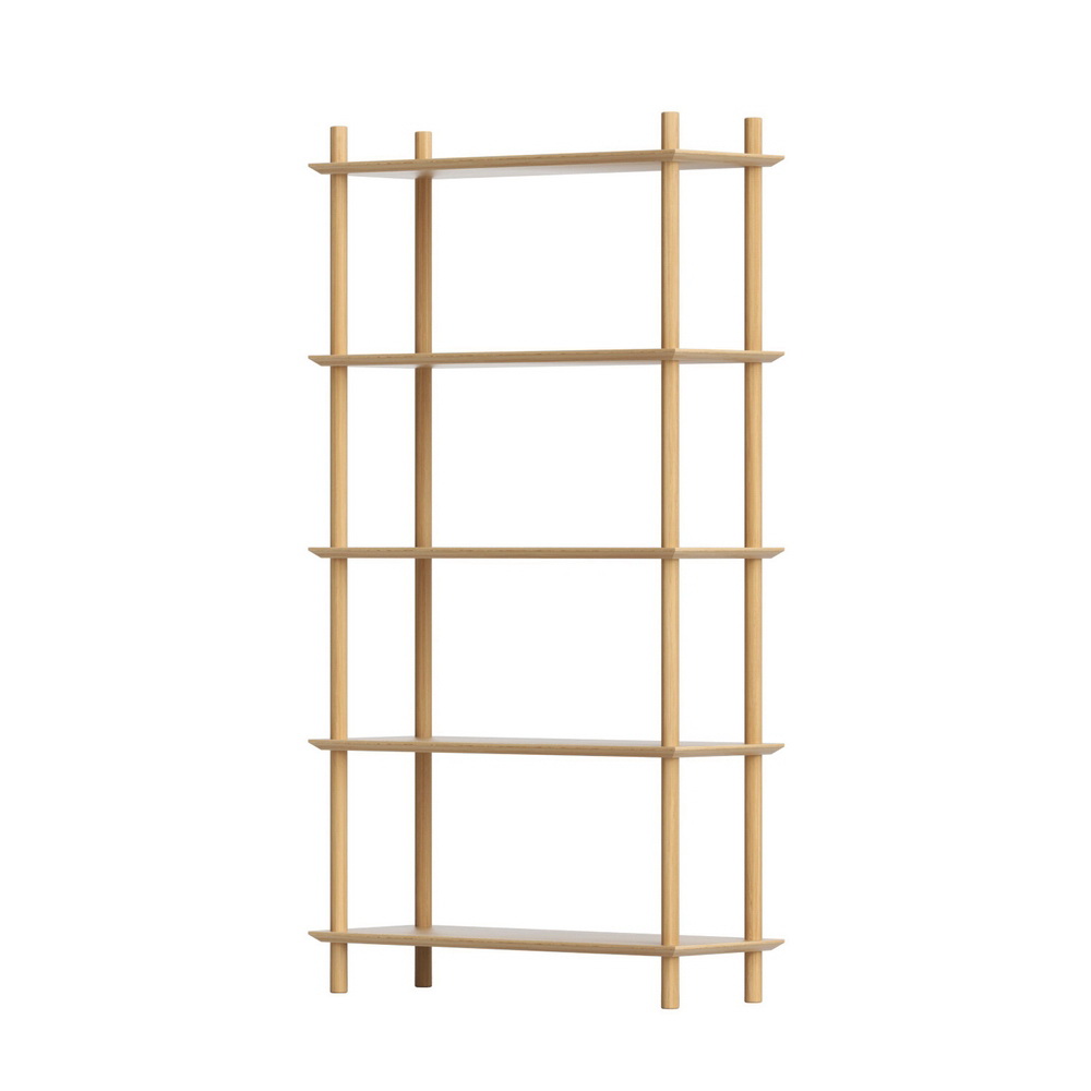 Artiss 5-Tier Wooden Bookshelf Pine