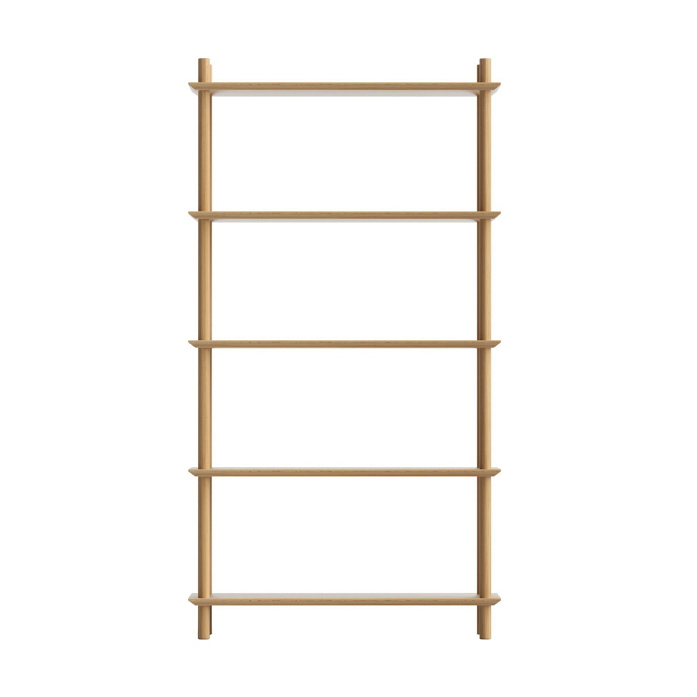 Artiss 5-Tier Wooden Bookshelf Pine view 4