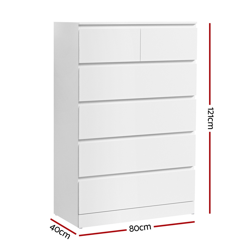 Artiss PEPE 6 Chest of Drawers, 2 Colours view 4
