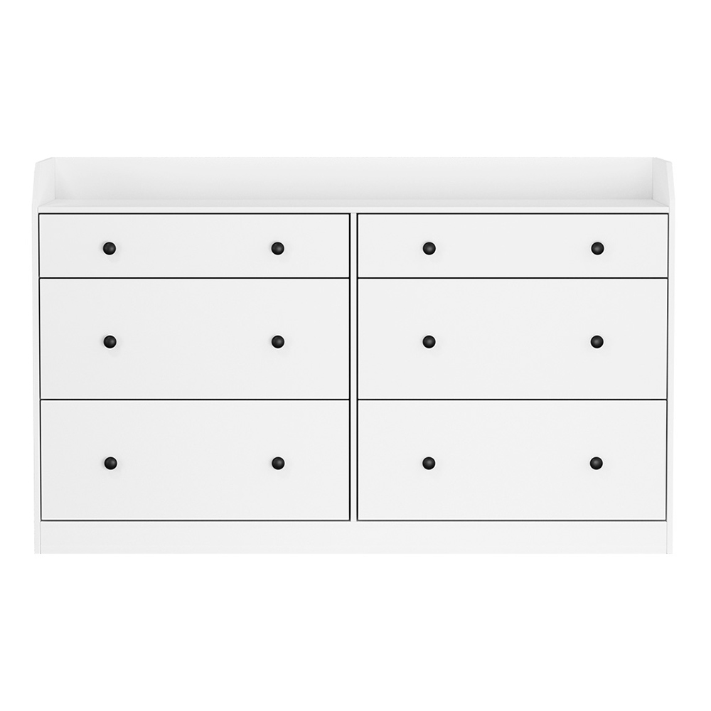 Artiss PETE 6 Chest of Drawers, White view 5