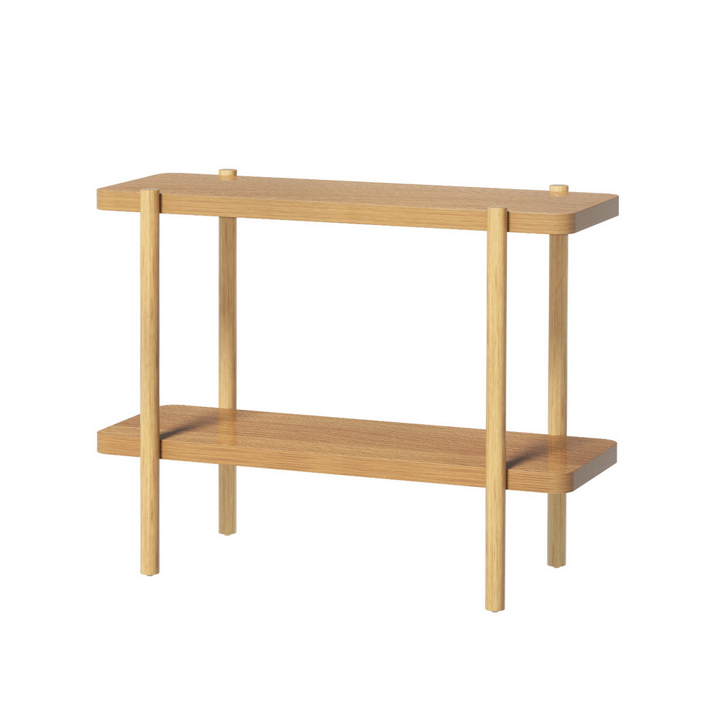 Artiss Sera Console Table 2-Tier Pine 92cm view 3