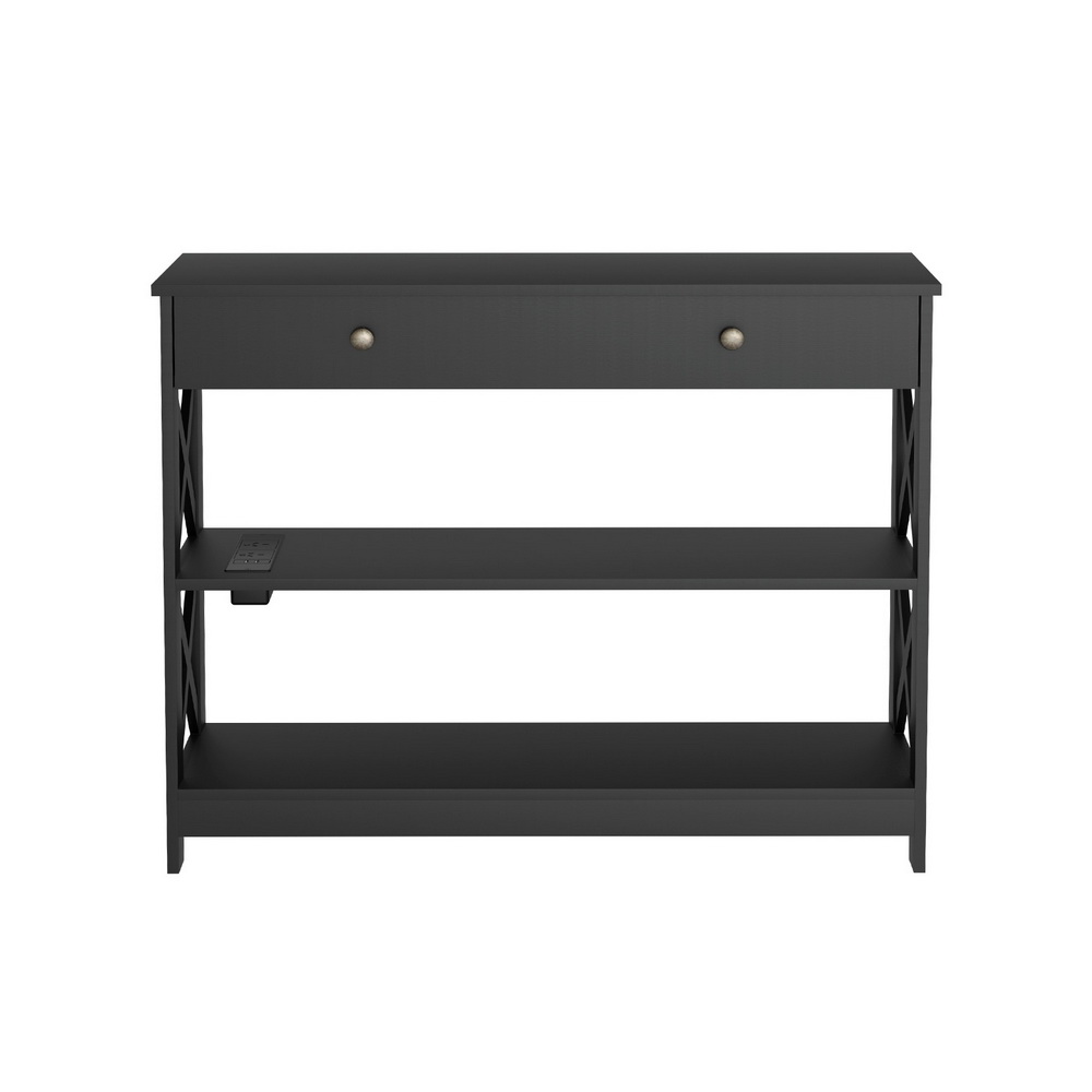 Artiss 3-Tier Console Table with USB Outlets view 5