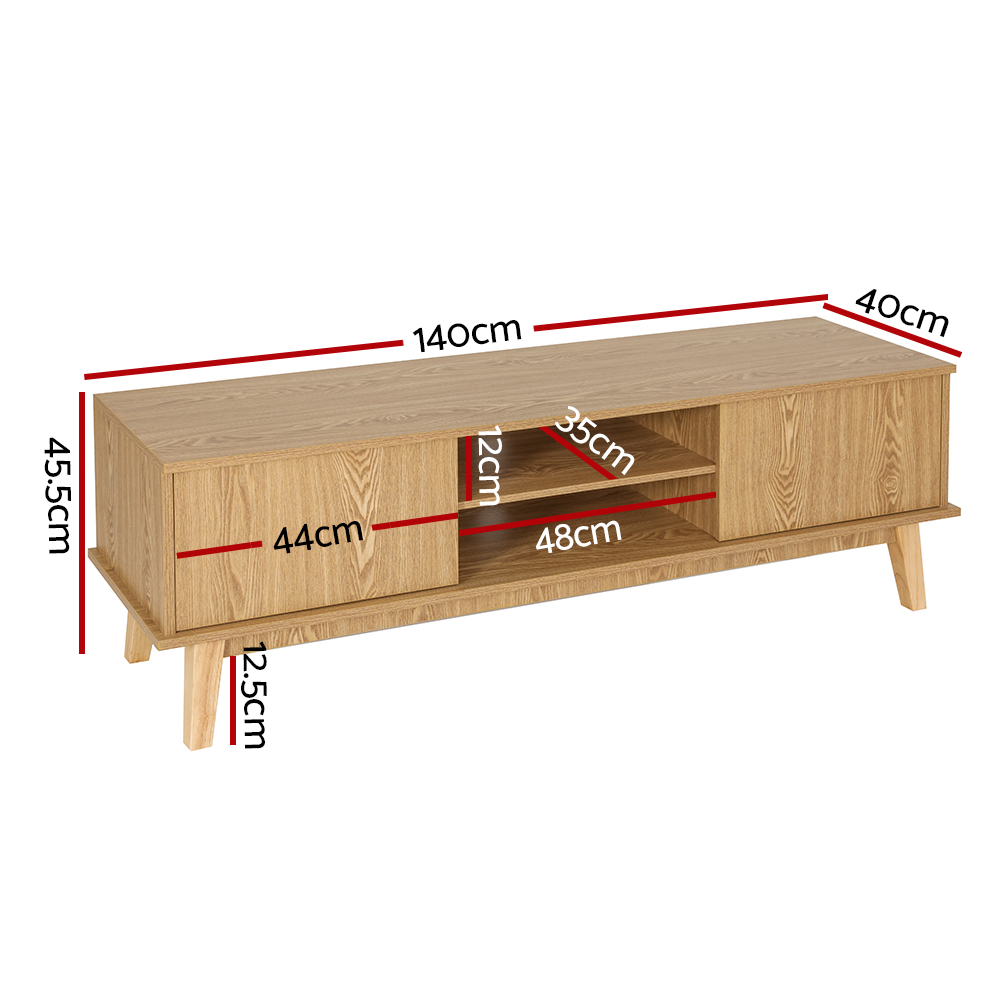 Artiss Adwen TV Cabinet Entertainment Unit 140cm view 4