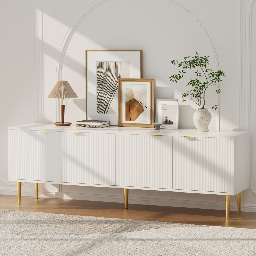 Artiss Riley TV Cabinet Entertainment Unit 180cm White