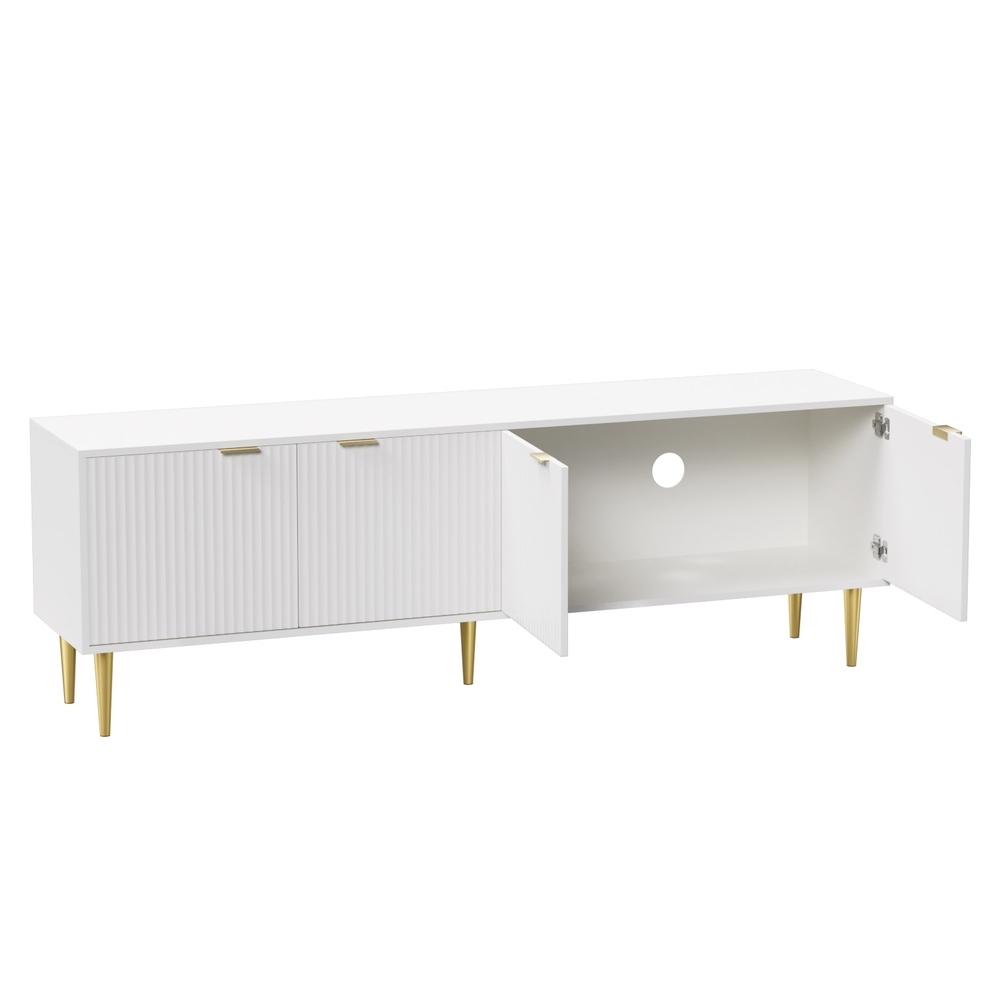 Artiss Riley TV Cabinet Entertainment Unit 180cm White view 5
