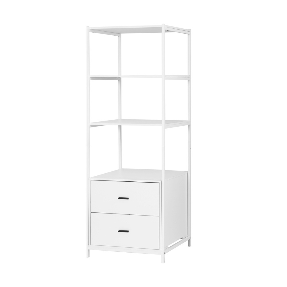 Artiss Display Shelf 2 Drawers 152cm White view 3