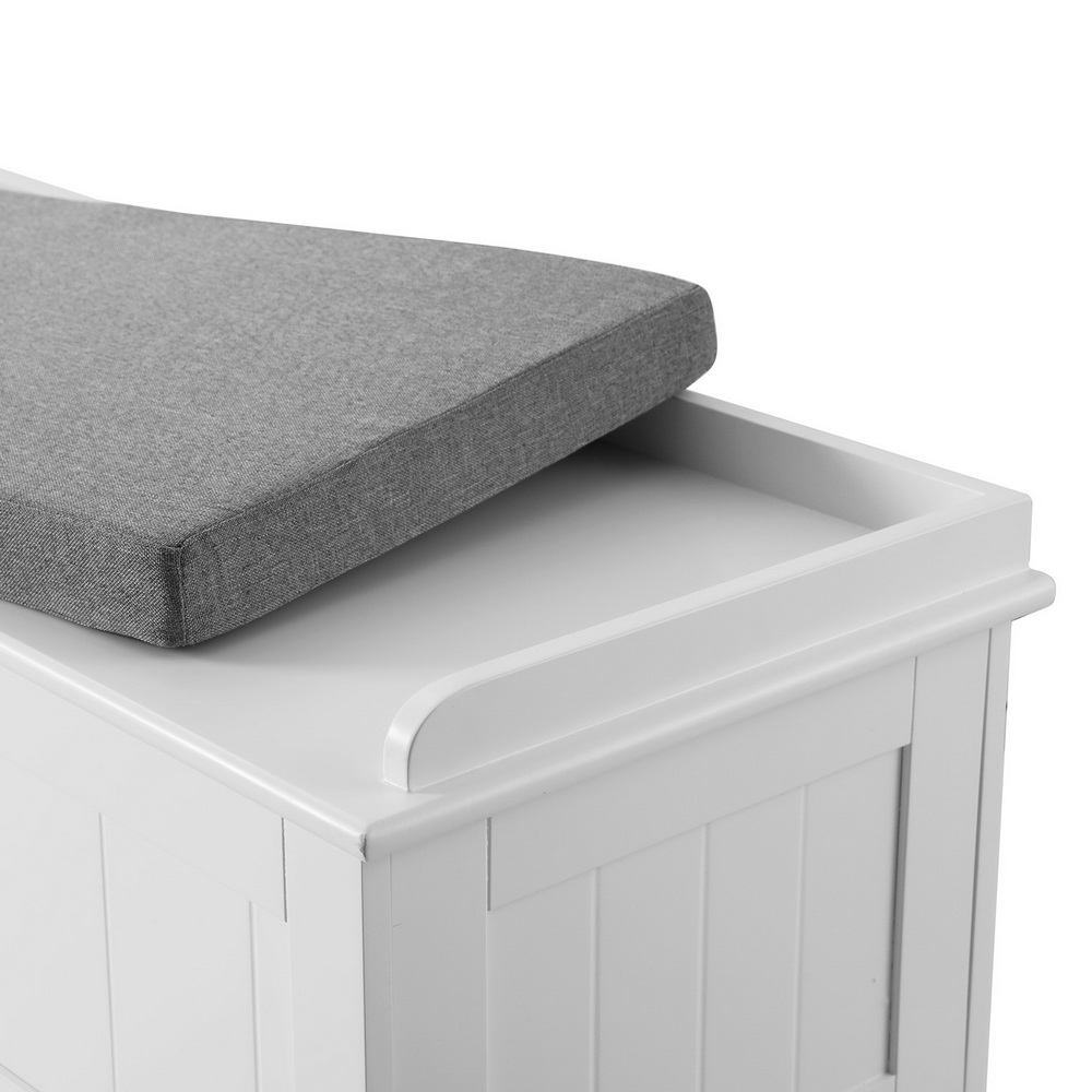 Artiss Fluted Storage Ottoman Blanket Box 140cm in 2 Colours view 3