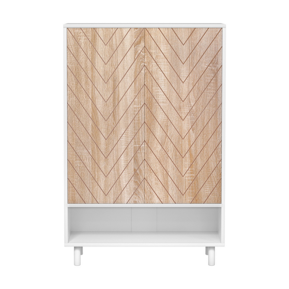 Artiss Shoe Rack Cabinet 24 Pairs 6-Tier White view 5