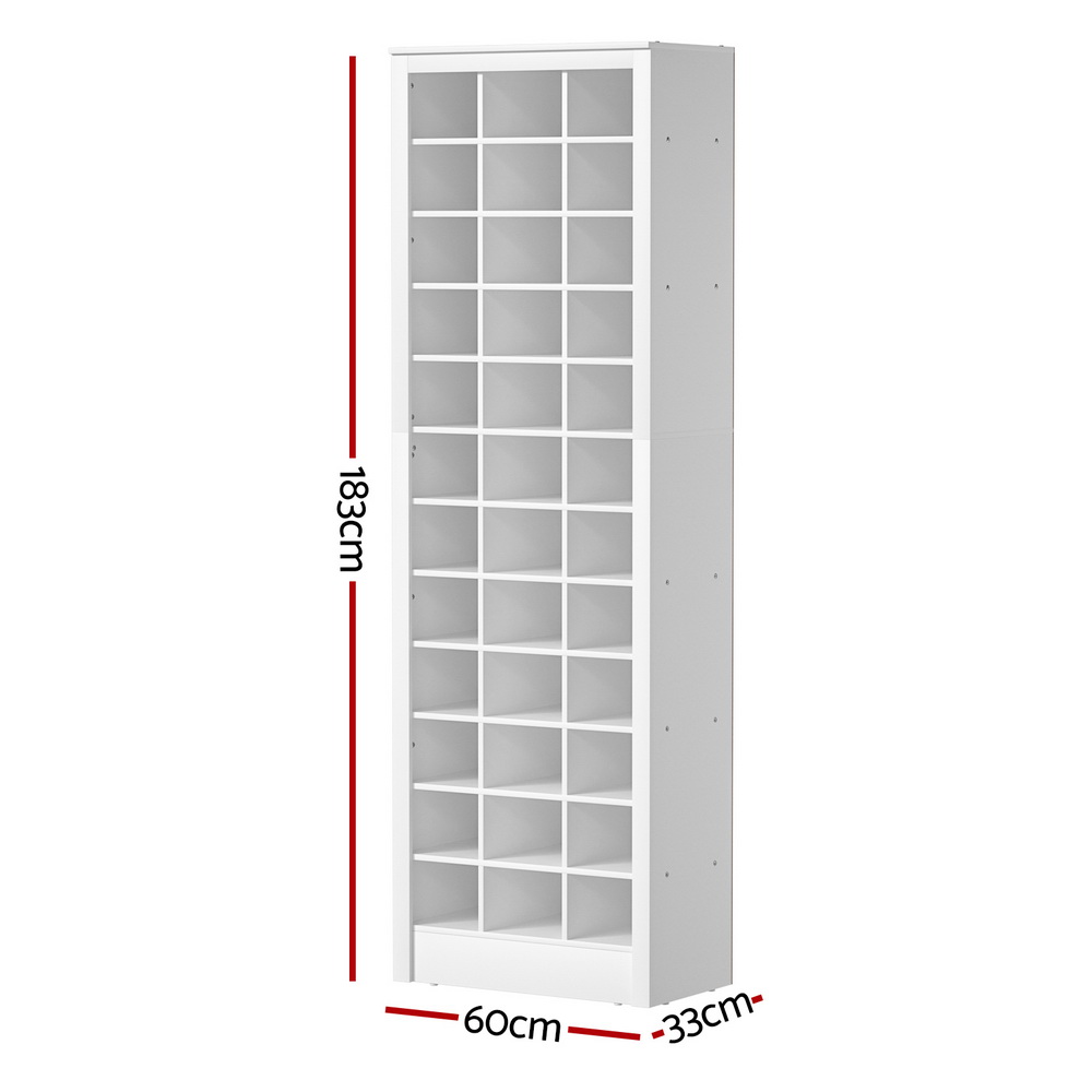 Artiss 12-Tier Shoe Rack 36 Pairs White view 4