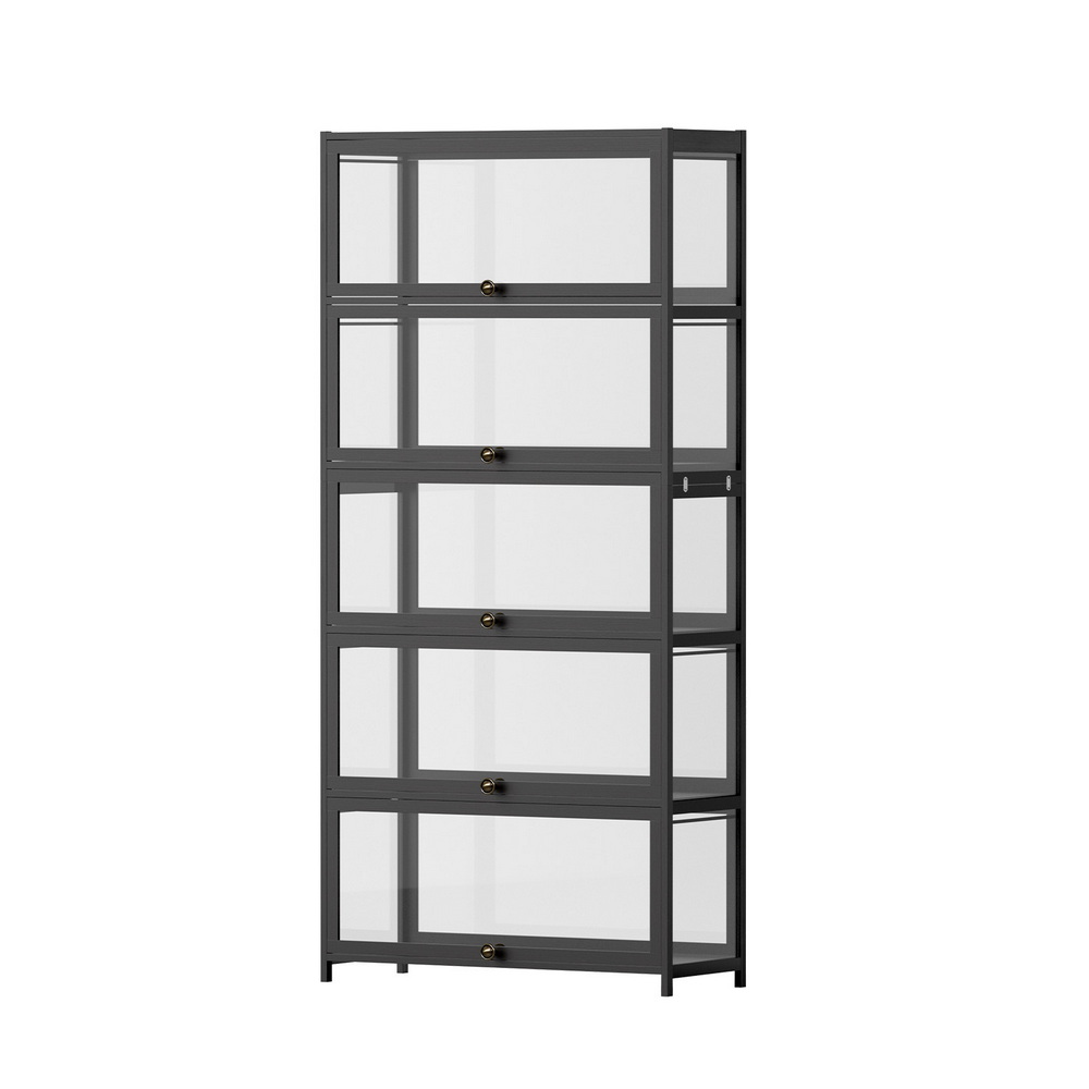 Artiss 5-Tier Acrylic Display Cabinet in 2 Colours