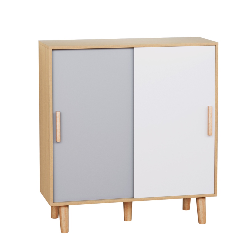 Artiss Lucas Shoe Cabinet with Sliding Doors, 30 Pairs view 3