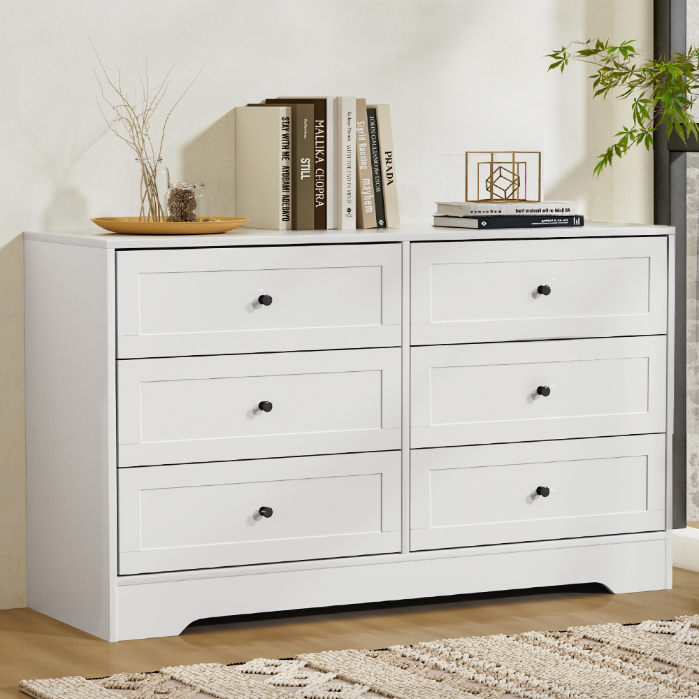 Artiss LEIF 6 Chest of Drawers, 2 Colours