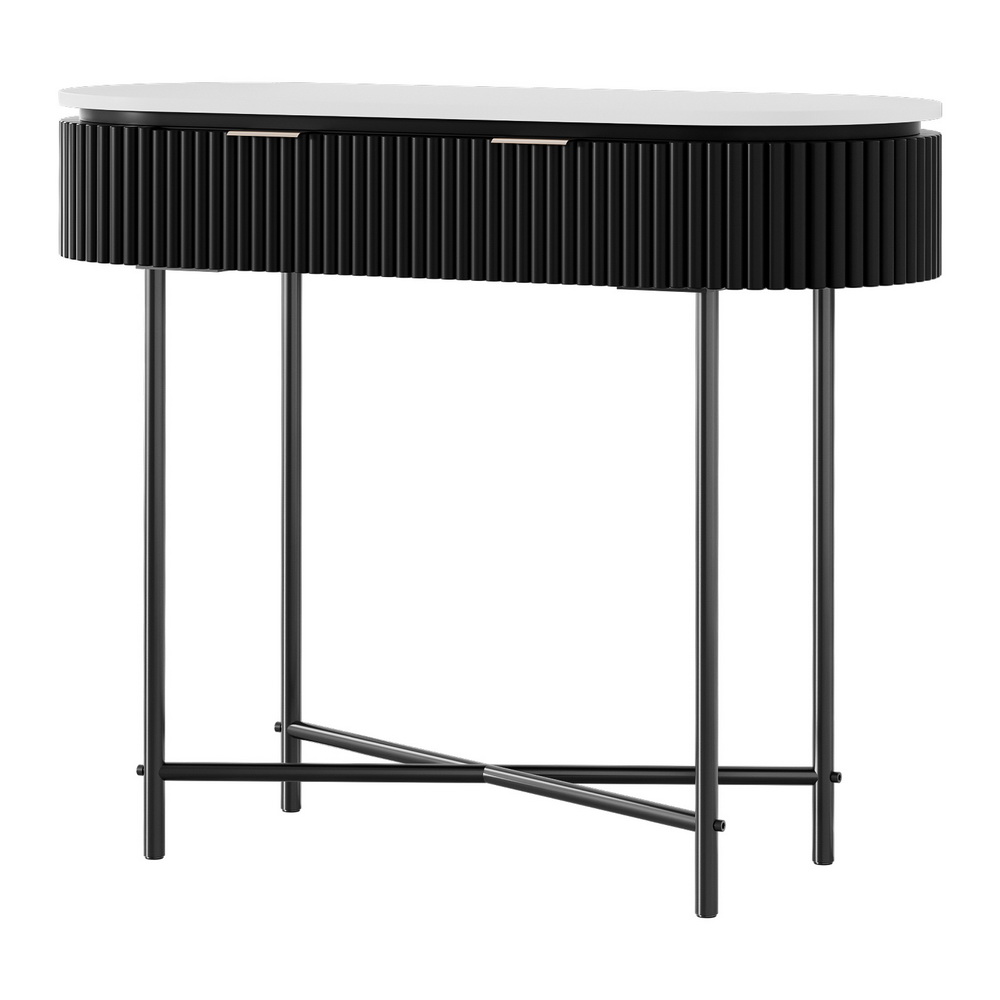 Artiss Romeo Console Table 2 Drawers 100cm view 3