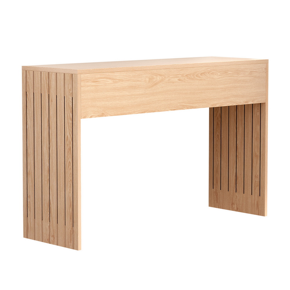 Artiss Fluted Pine Console Table 120cm view 3
