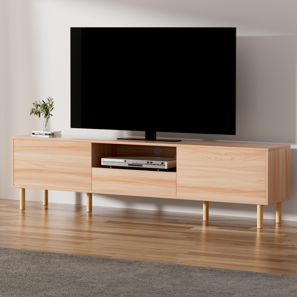 Artiss Wooden TV Cabinet with Display Shelf 180cm