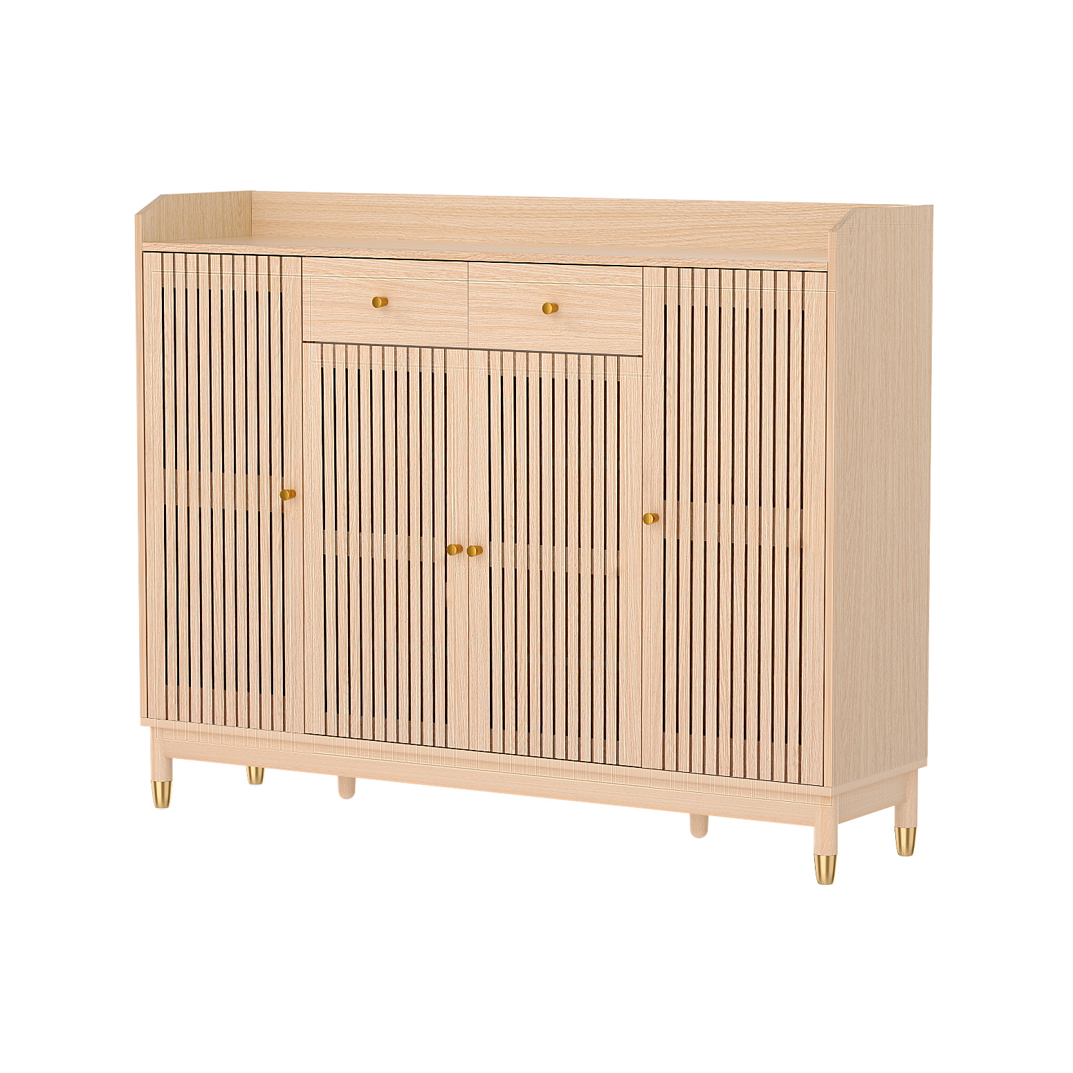 Artiss Shoe Rack Cabinet with Shelves 26 Pairs Pine view 5