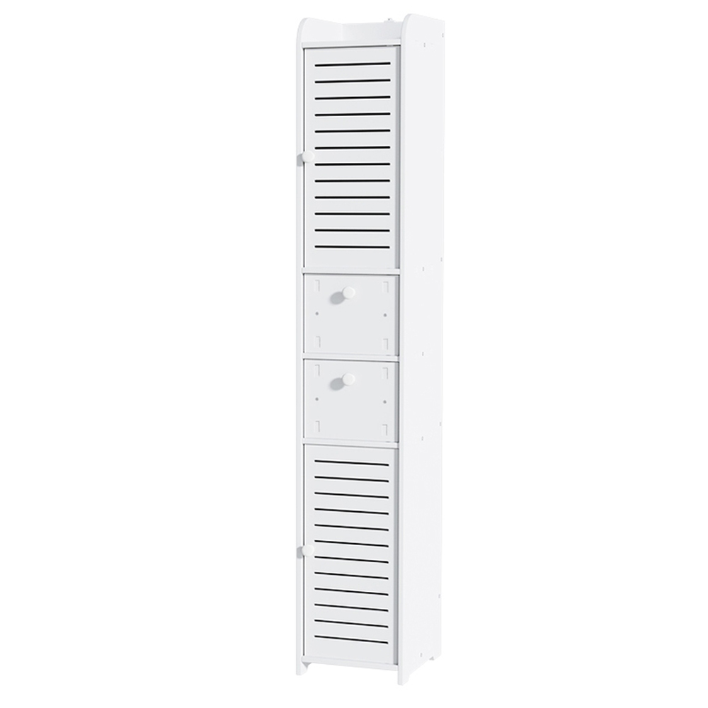Artiss Slim Corner Storage Cabinet Laundry Tallboy view 3