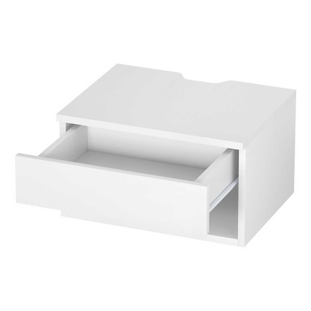 Artiss Floating Bedside Table Nightstand, White view 4