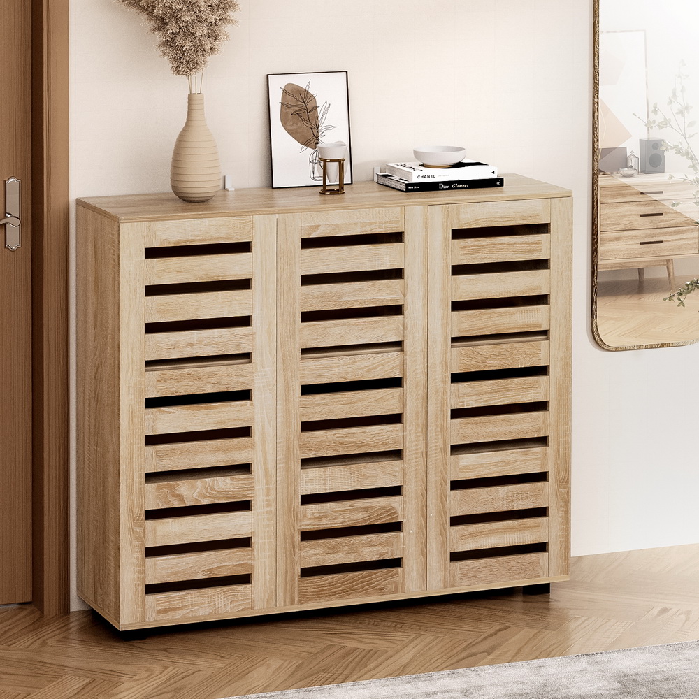 Artiss Alster Shoe Rack Cabinet 30 Pairs Adjustable