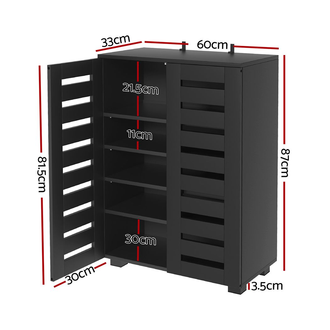 Artiss Alster Shoe Rack Storage Cabinet in 3 Colours view 2