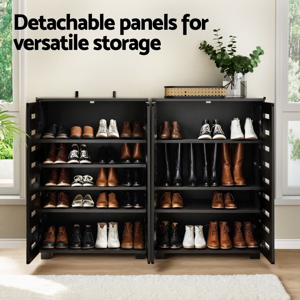 Artiss Alster Shoe Rack Storage Cabinet in 3 Colours view 4