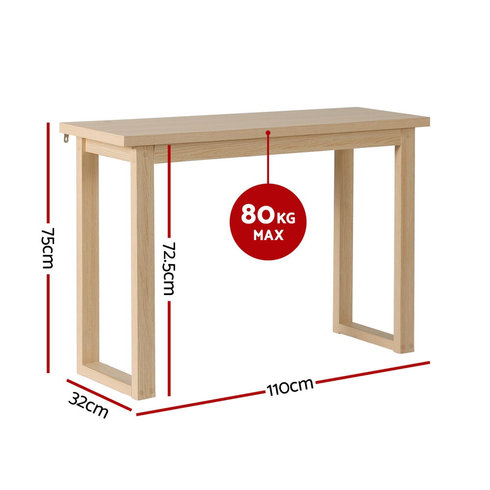 Artiss 110cm Console Table in 2 Colours view 3