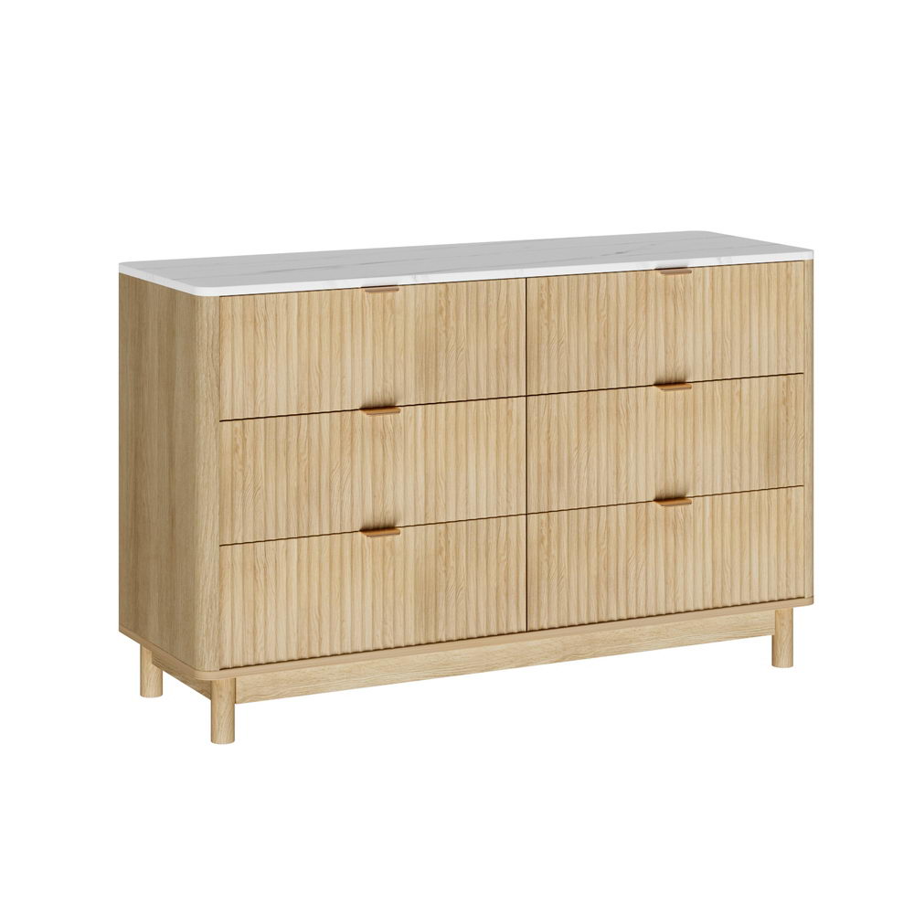 Artiss 6 Chest of Drawers Dresser Pine