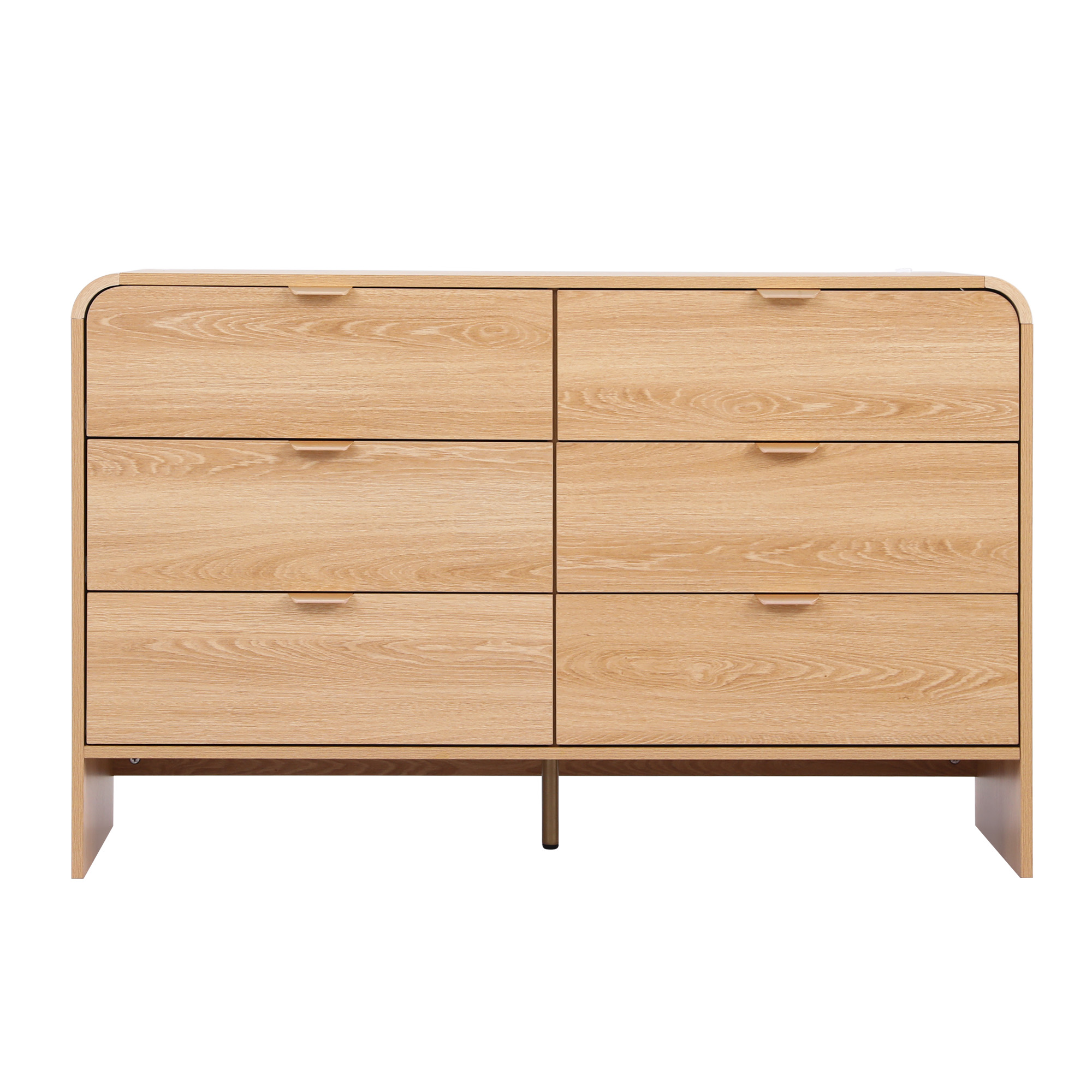 Artiss 6 Chest of Drawers Dresser Cabinet, Pine view 4