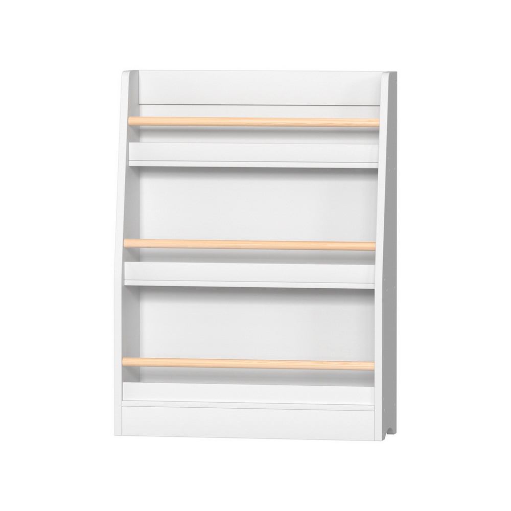 Keezi Kids Bookshelf 3 Tiers Storage for Books and Toys view 3