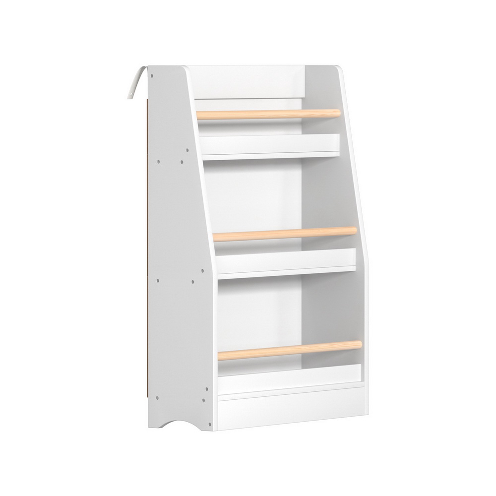 Keezi Kids Bookshelf 3 Tiers Storage for Books and Toys view 5